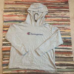 Champion Authentic Athleticwear 100% cotton grey XL hoodie